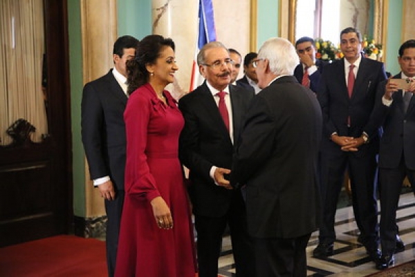 Saludos de Año Nuevo al presidente, Danilo Medina